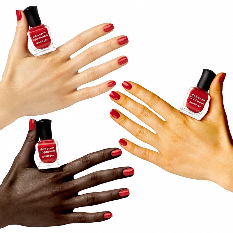 Deborah Lippmann Gel Lab Pro Nail Polish | Treatment Enriched for Health, Wear, and Shine | No Animal Testing, 21 Free, Vegan | Red and Purple Colors